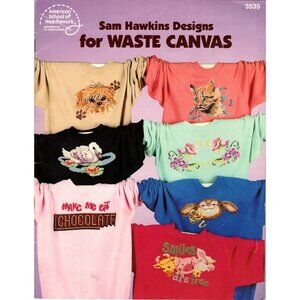 American School Of Needleworks Sam Hawkins Designs for Waste Canvas Patterns